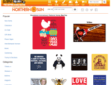 Tablet Screenshot of northernsun.com